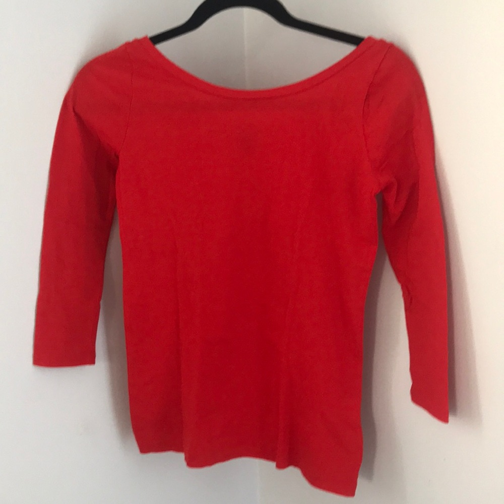Boat neck shirt